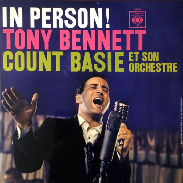 Tony Bennett With Count Basie Orchestra - In Person! (LP Tweedehands)