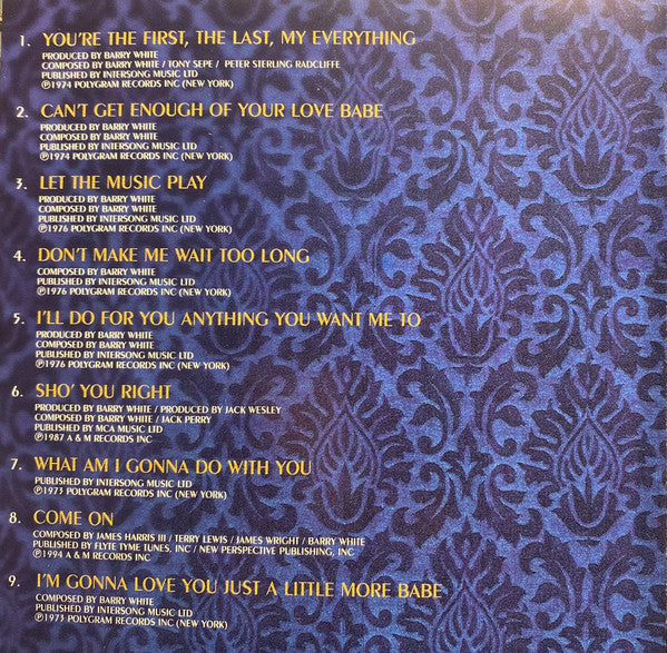 Barry White - The Ultimate Collection (CD) - Discords.nl