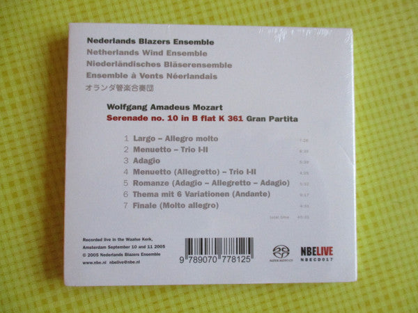 Nederlands Blazers Ensemble • Wolfgang Amadeus Mozart - Gran Partita (CD Tweedehands) - Discords.nl