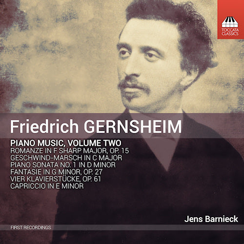 Jens Barnieck - Gernsheim: piano music volume two (CD) - Discords.nl