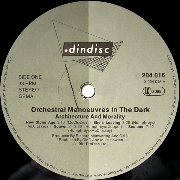 Orchestral Manoeuvres In The Dark - Architecture & Morality (LP Tweedehands)