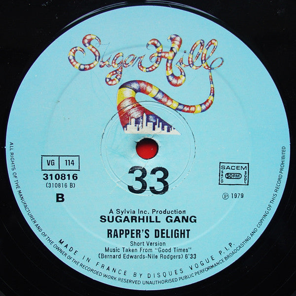 Sugarhill Gang - Rapper's Delight (12" Tweedehands)