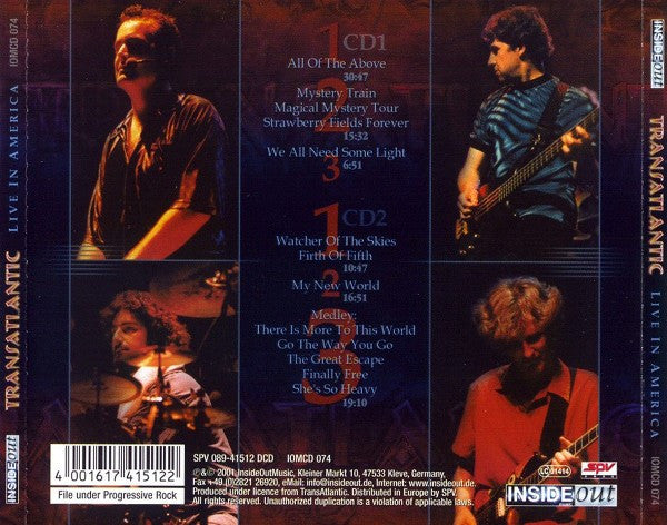 Transatlantic - Live In America (CD)