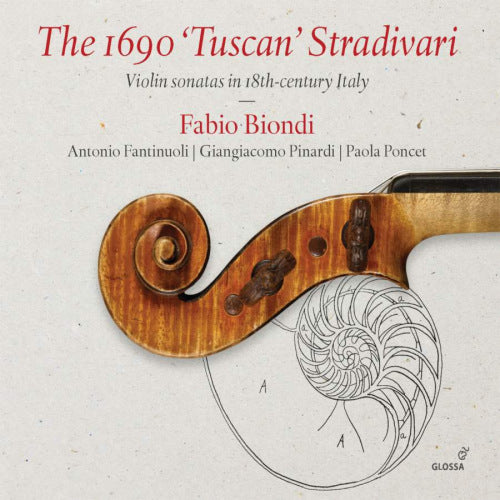 Fabio Biondi - 1690 'tuscan' stradivari - violin sonatas in 18th centu (CD) - Discords.nl