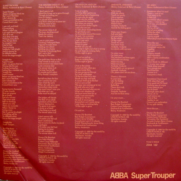 ABBA - Super Trouper (LP Tweedehands) - Discords.nl