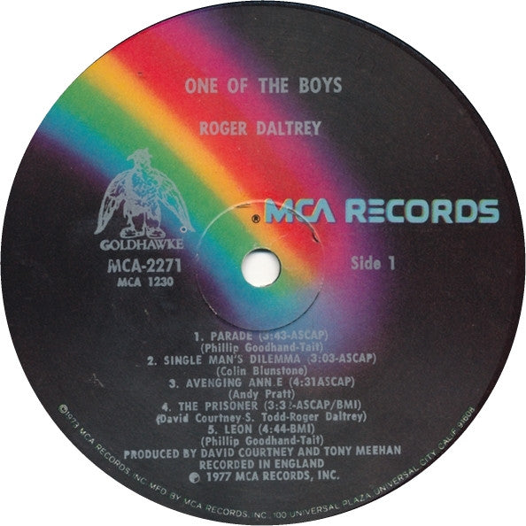 Roger Daltrey - One Of The Boys (LP Tweedehands)