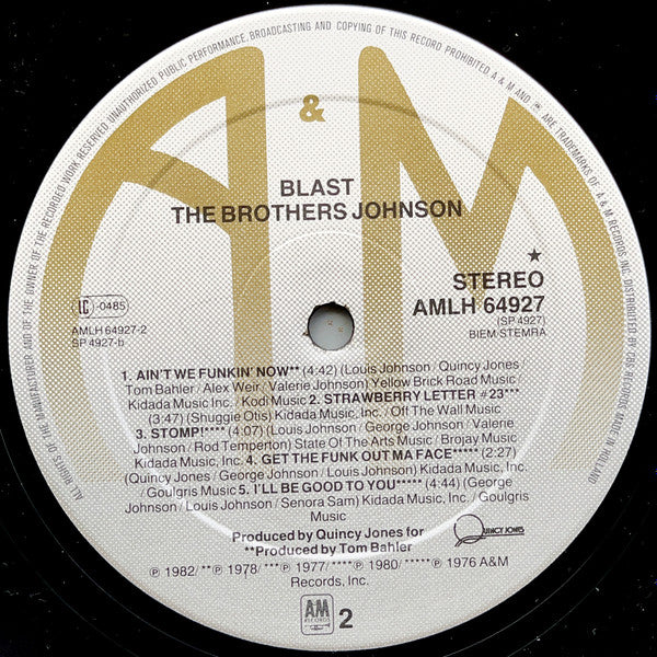 Brothers Johnson - Blast! (LP Tweedehands)