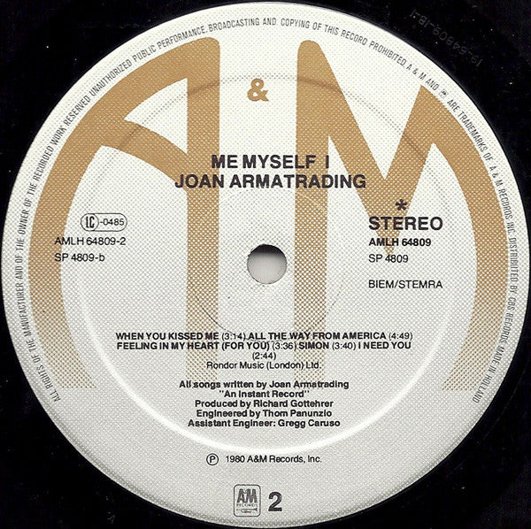 Joan Armatrading - Me Myself I (LP Tweedehands)