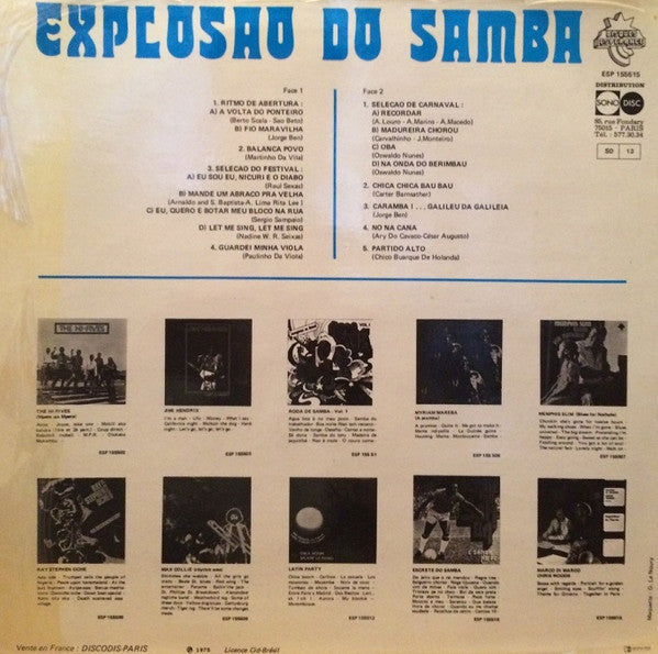 Conjunto Explosão Do Samba - Explosao Do Samba (LP Tweedehands)
