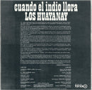 Los Huayanay - Cuando El Indio Llora (LP Tweedehands)