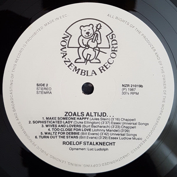 Roelof Stalknecht - Zoals Altijd ... (LP Tweedehands) - Discords.nl