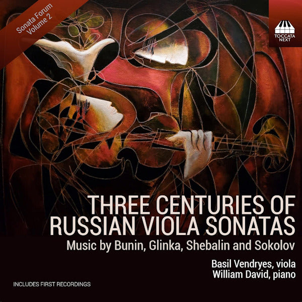 Basil Vendryes / William David - Three centuries of russia viola sonatas (CD) - Discords.nl