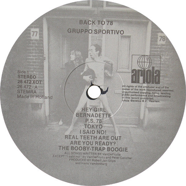 Gruppo Sportivo - Back To 78 (LP Tweedehands)