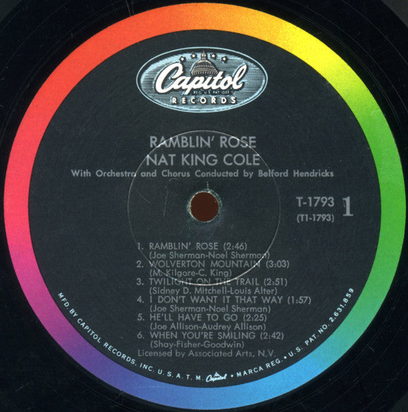 Nat King Cole - Ramblin' Rose (LP Tweedehands)