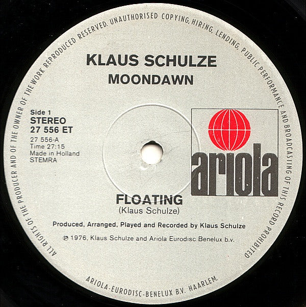 Klaus Schulze - Moondawn (LP Tweedehands)