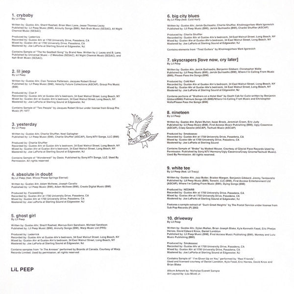 Lil Peep - Crybaby (White Vinyl LP) - Discords.nl