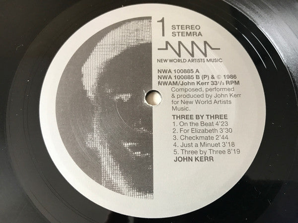 John Kerr - Three By Three (LP Tweedehands)