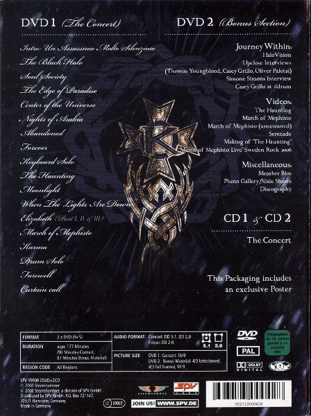 Kamelot - One Cold Winter's Night (DVD Tweedehands)