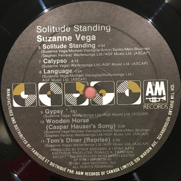 Suzanne Vega - Solitude Standing (LP Tweedehands)