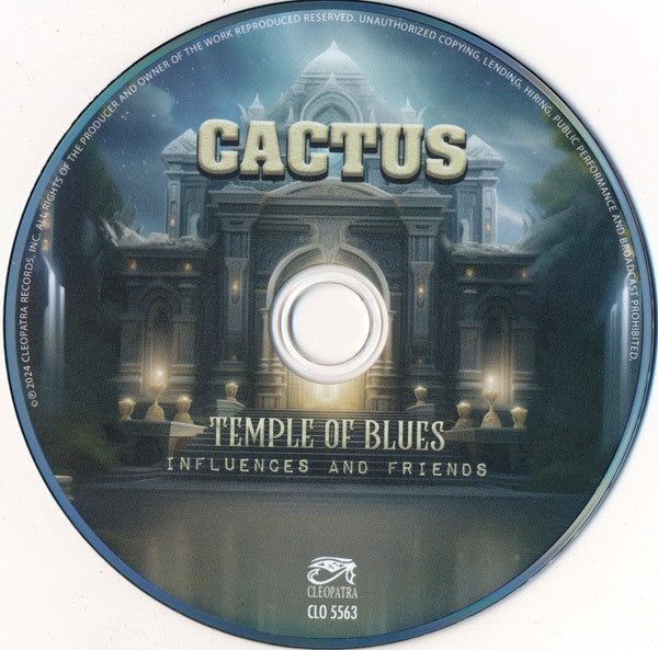 Cactus (3) - Temple of Blues: Influences and Friends (CD)