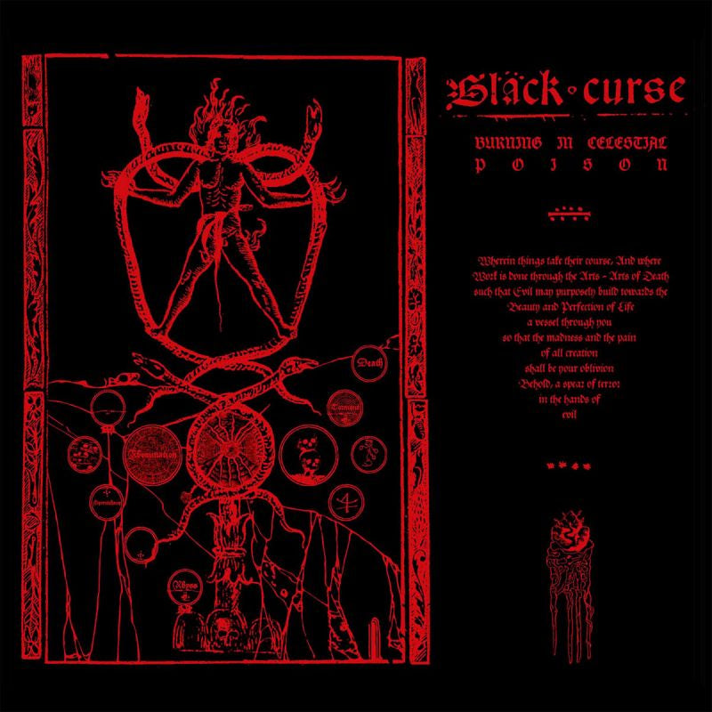 Black Curse - Burning in celestial poison (CD)