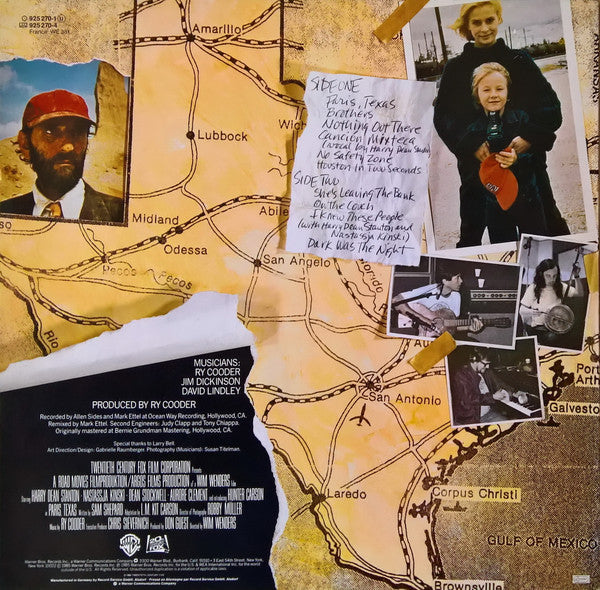 Ry Cooder - Paris, Texas (Original Motion Picture Soundtrack) (LP Tweedehands) - Discords.nl