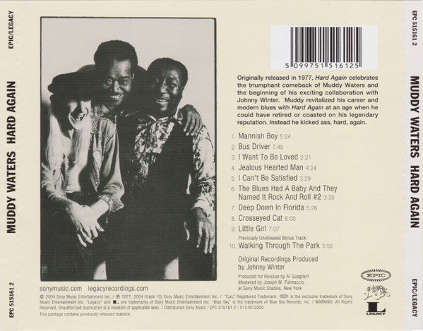 Muddy Waters - Hard Again (CD Tweedehands)