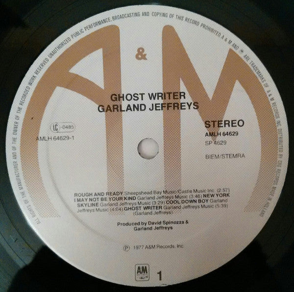 Garland Jeffreys - Ghost Writer (LP Tweedehands)