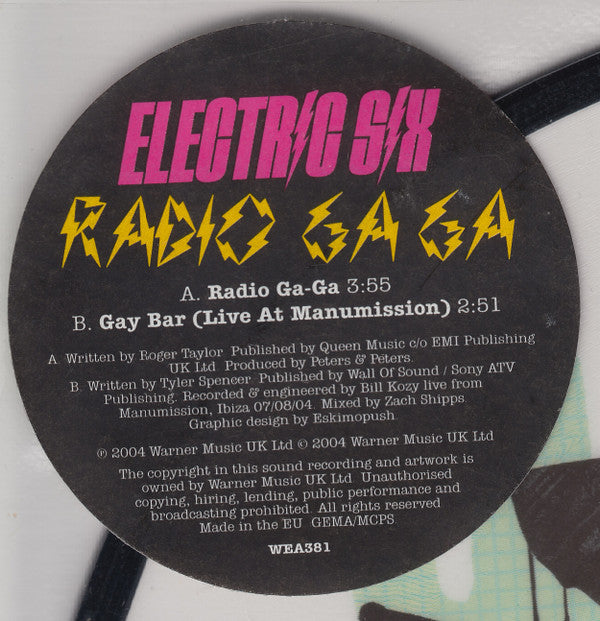 Electric Six - Radio Ga Ga (7-inch Tweedehands)
