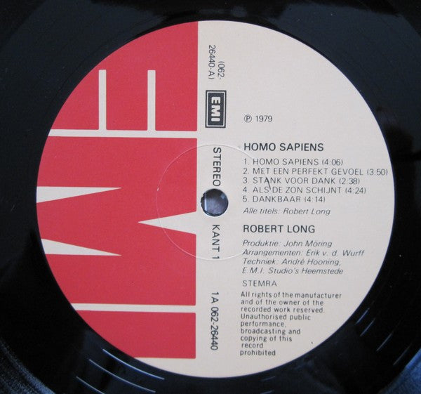 Robert Long - Homo Sapiens (LP Tweedehands)