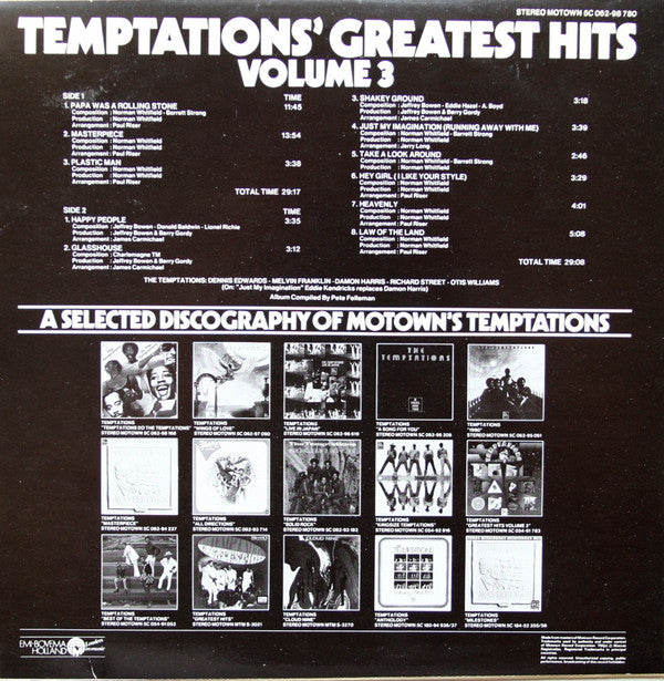 Temptations, The - Greatest Hits Volume 3 (LP Tweedehands)