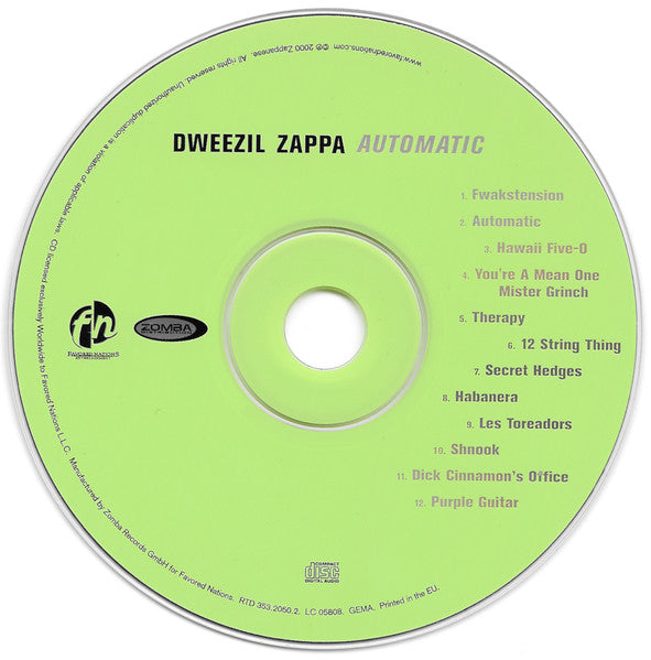 Dweezil Zappa - Automatic (CD Tweedehands)