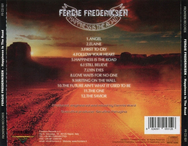 Fergie Frederiksen - Happiness Is The Road (CD) - Discords.nl