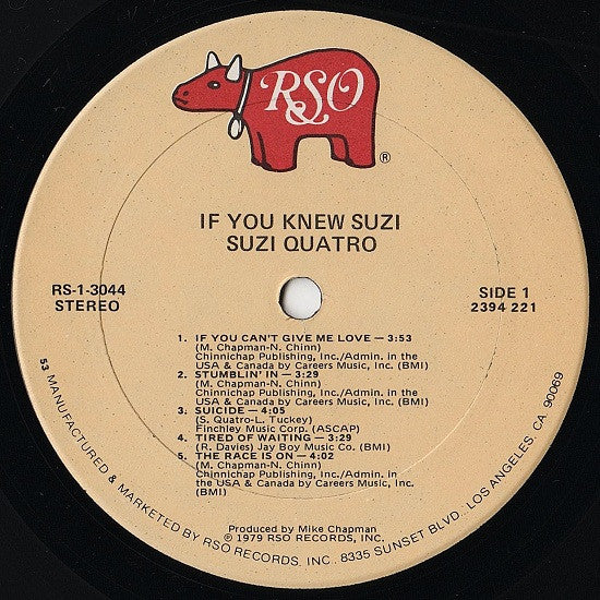 Suzi Quatro - If You Knew Suzi... (LP Tweedehands)