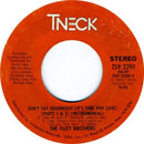 Isley Brothers, The - Don't Say Goodnight (It's Time For Love) (Parts 1 & 2) (7-inch Tweedehands) - Discords.nl