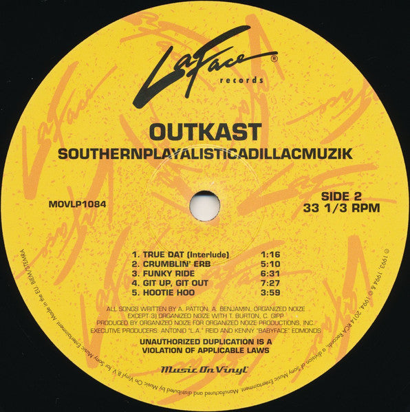 OutKast - Southernplayalisticadillacmuzik (LP Tweedehands)