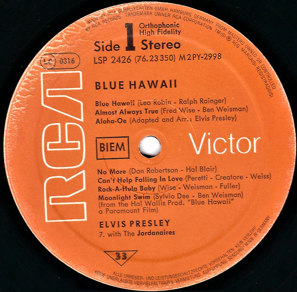 Elvis Presley - Blue Hawaii (LP Tweedehands)