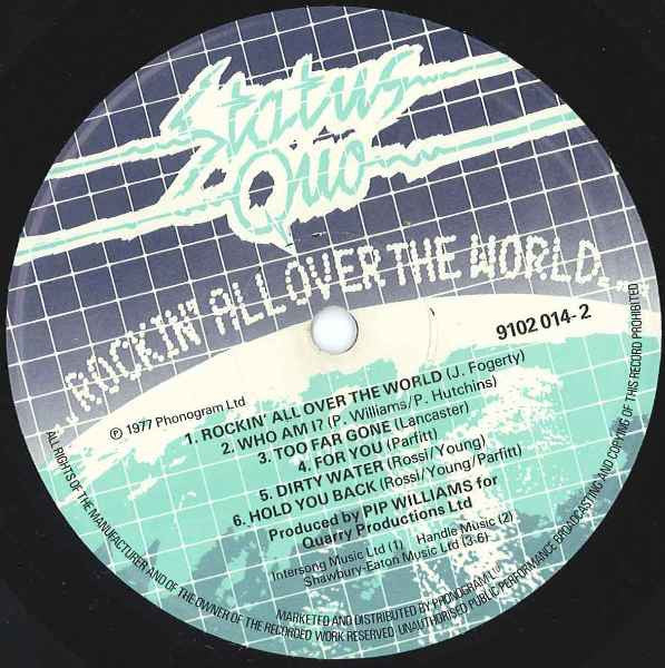 Status Quo - Rockin' All Over The World (LP Tweedehands)