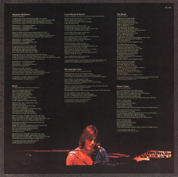 Jackson Browne - Running On Empty (LP Tweedehands)