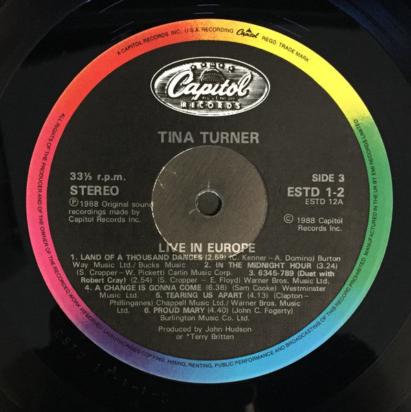 Tina Turner - Tina Live In Europe (LP Tweedehands)