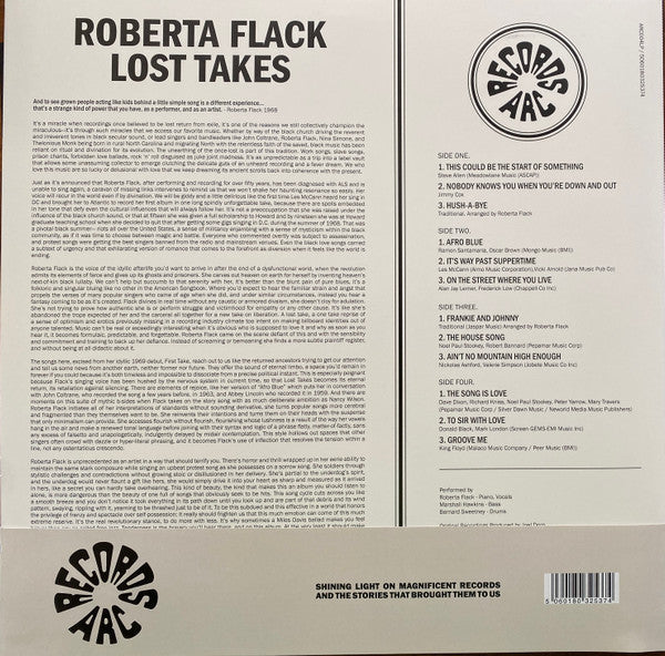 Roberta Flack - Lost Takes (LP) - Discords.nl