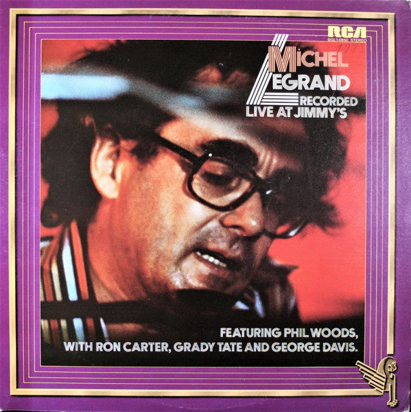Michel Legrand Featuring Phil Woods With Ron Carter, Grady Tate And George Davis (2) - Recorded Live At Jimmy's (LP Tweedehands)