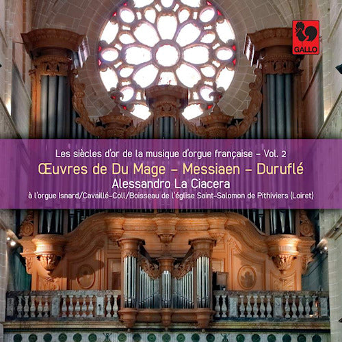 Alessandro La Ciacera - Oevres de du mage - messiaen - durufle (CD)