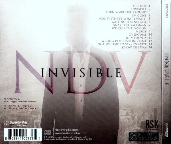 Nick D'Virgilio - Invisible (CD)