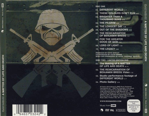 Iron Maiden - A Matter Of Life And Death (CD Tweedehands)