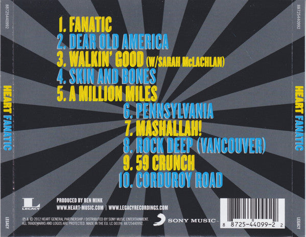 Heart - Fanatic (CD Tweedehands) - Discords.nl