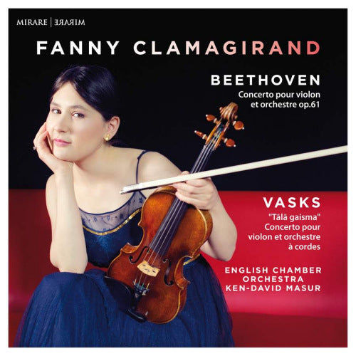 Fanny Clamagirand - Beethoven/vasks: concerto for violin & orch./distant li (CD) - Discords.nl