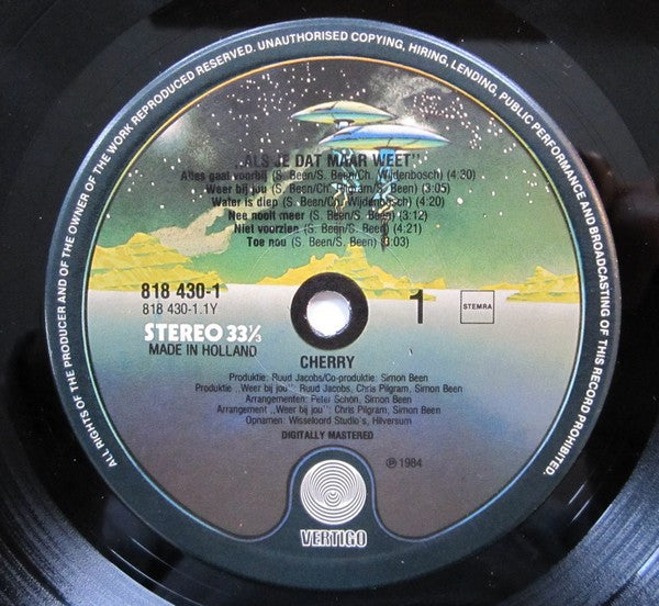 Cherry - Als Je Dat Maar Weet! (LP Tweedehands) - Discords.nl