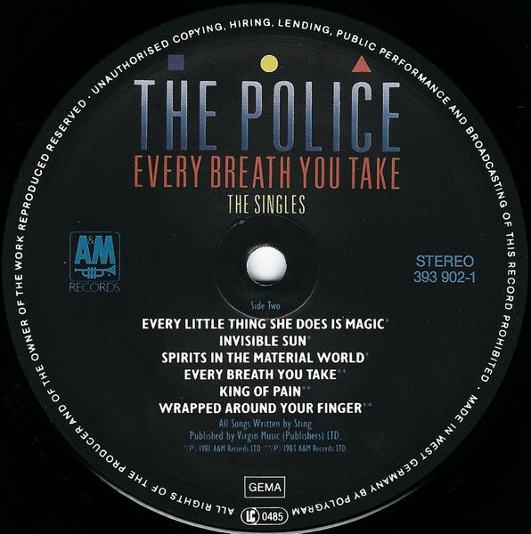 Police, The - Every Breath You Take (The Singles) (LP Tweedehands)