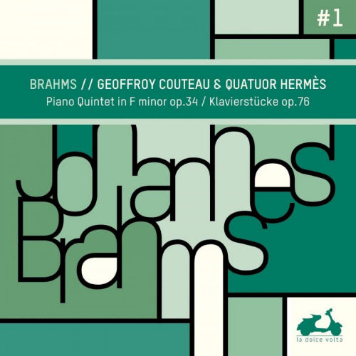Geoffroy Couteau / Quatuor Hermes - Brahms: piano quintet in f minor op.34 (CD) - Discords.nl